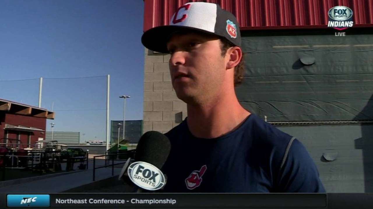Naquin impressing early in OF competition