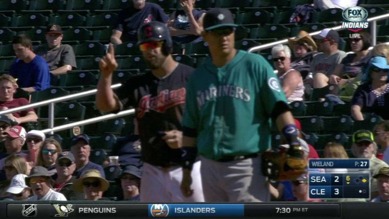 Gritty new guy Napoli becoming a leader with Tribe