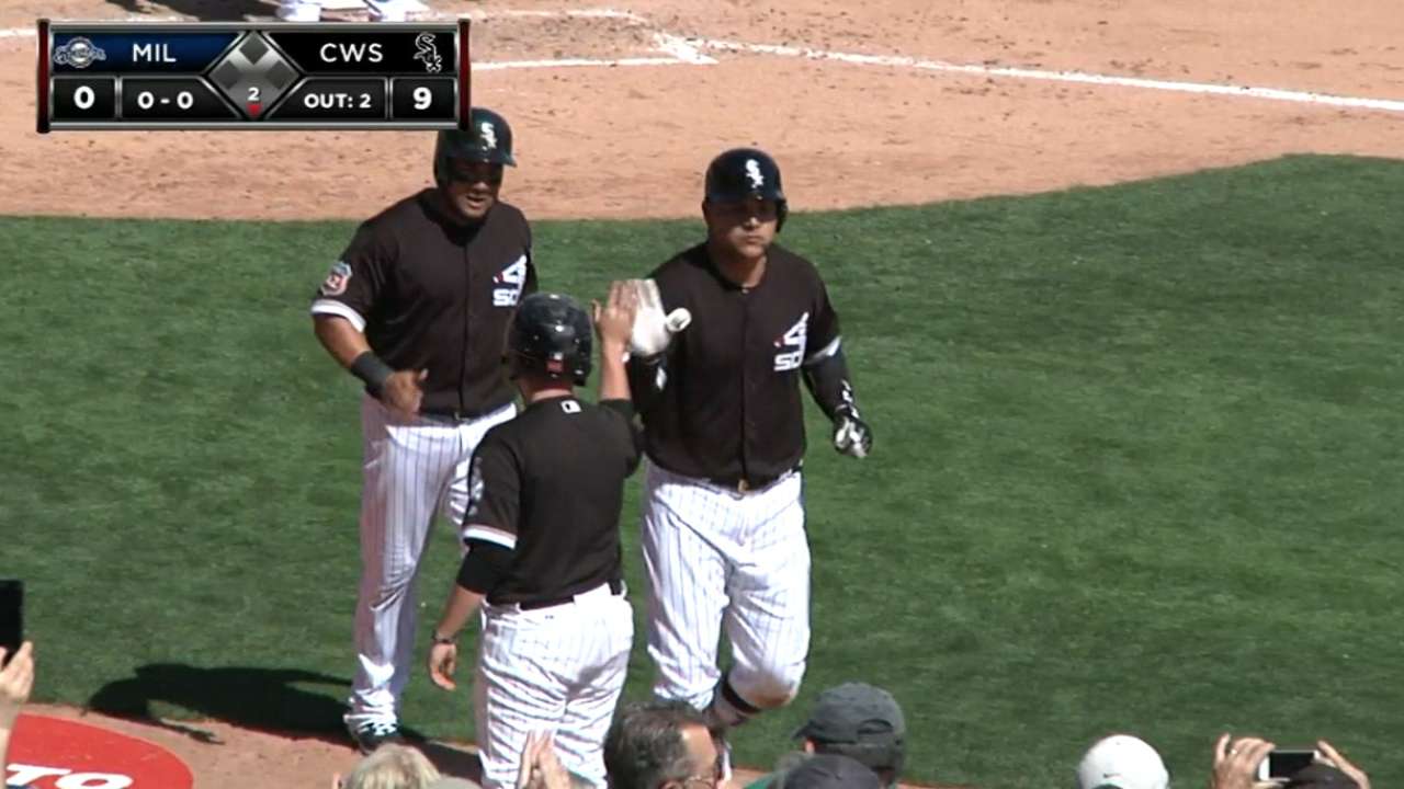 Garcia's homer evokes Hawk call