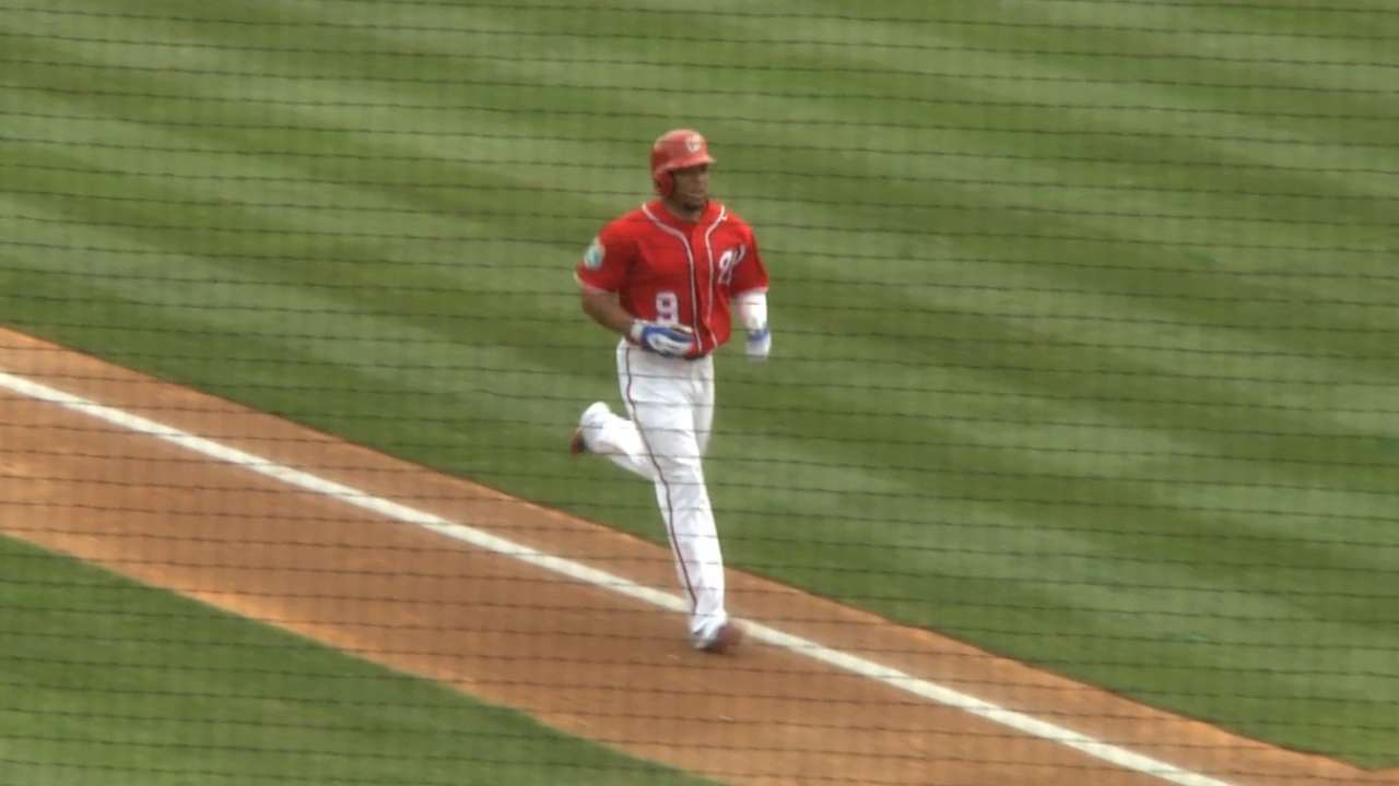 Revere's two-run homer