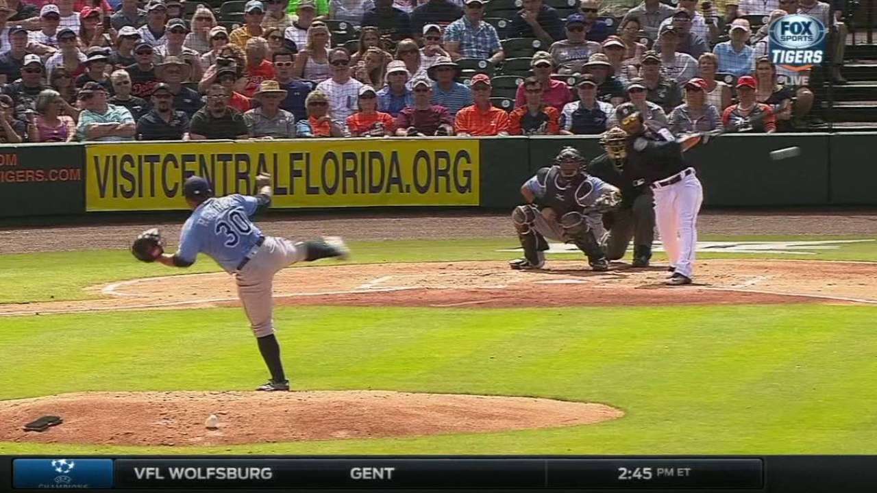 No joke: Aviles' swing works -- for him