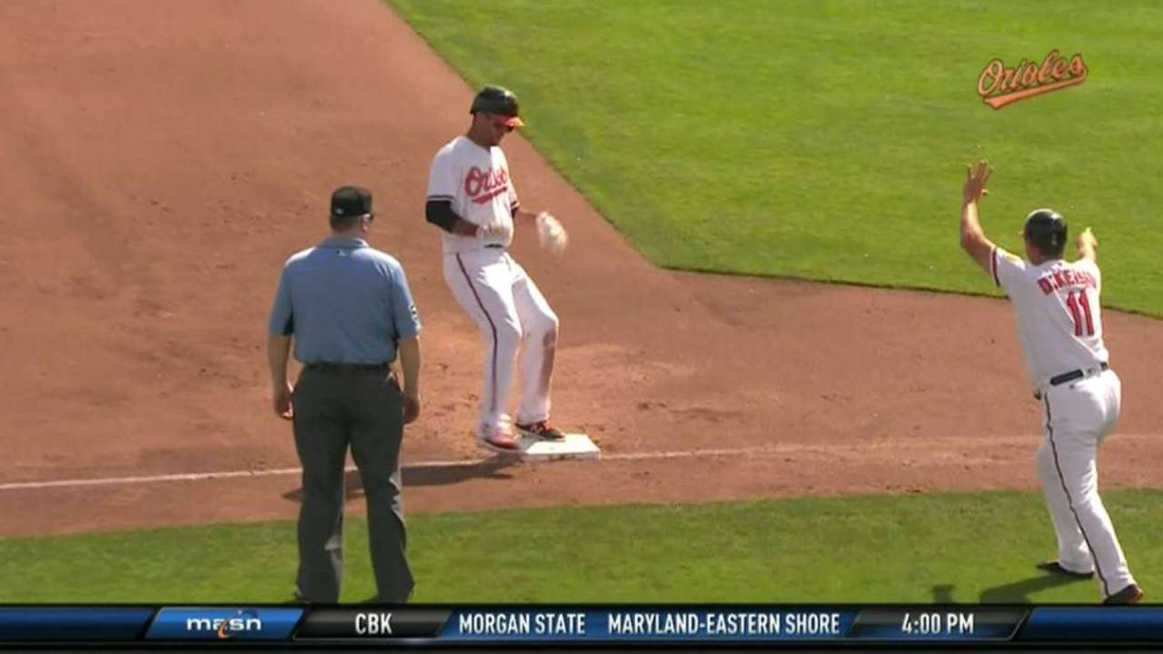 Hardy's triple to center