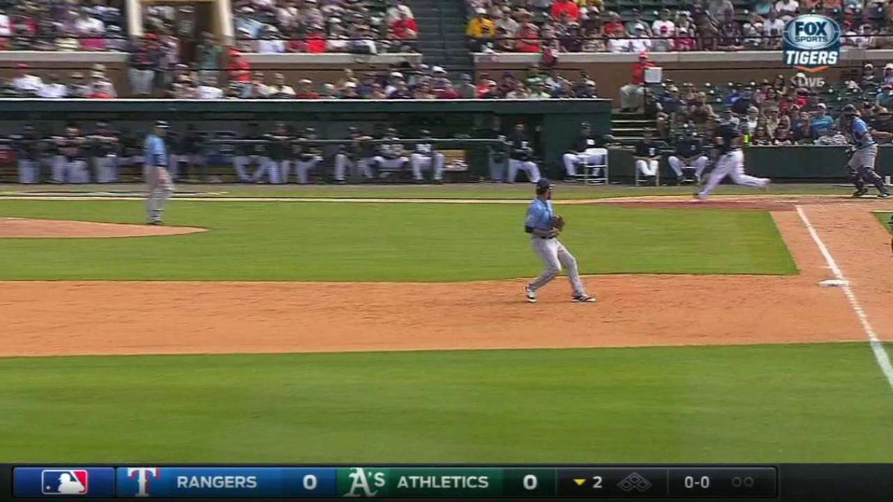 Leonard snags line drive