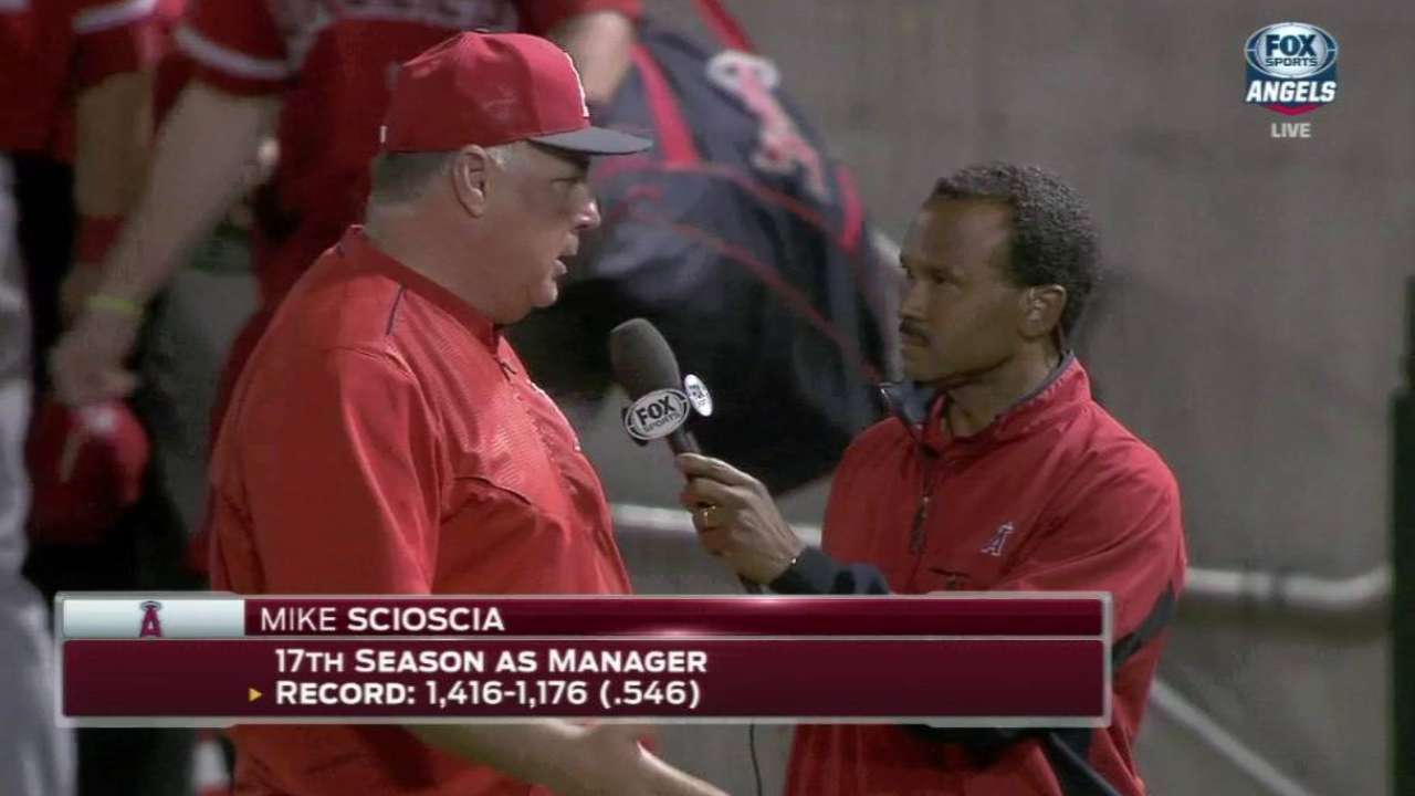 Scioscia on Angels' win