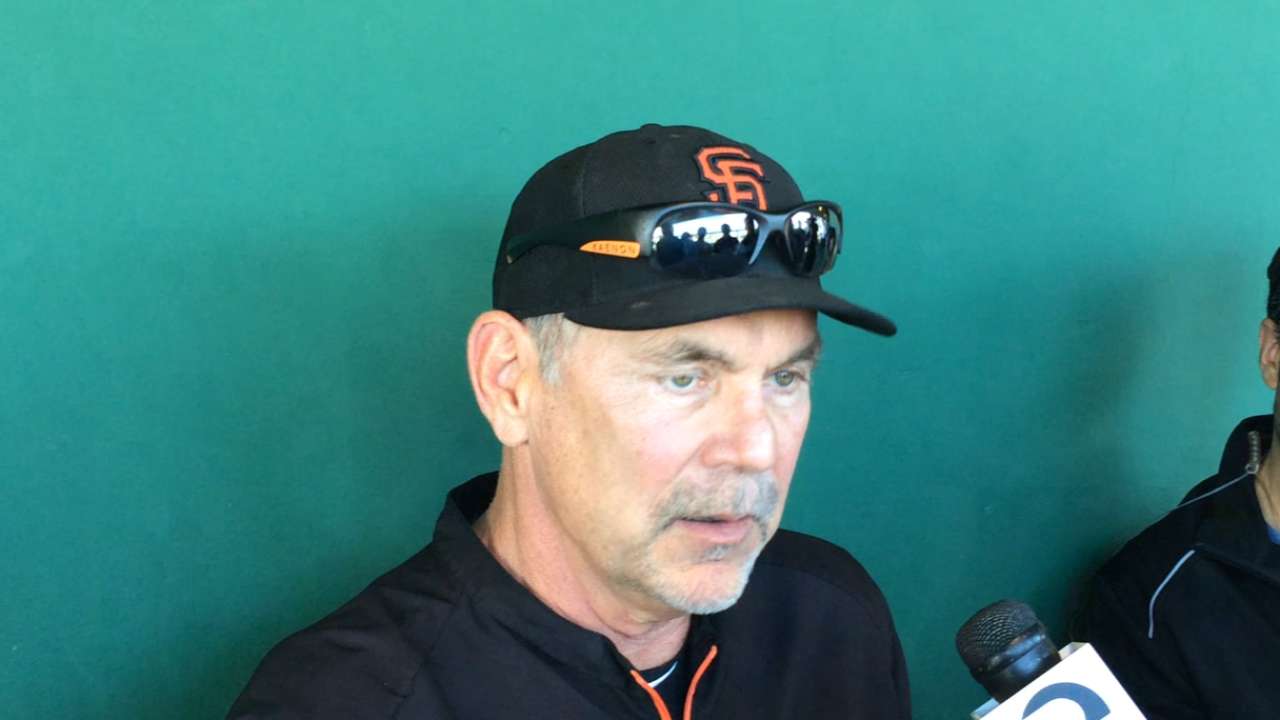 Bochy on Pence's injury status