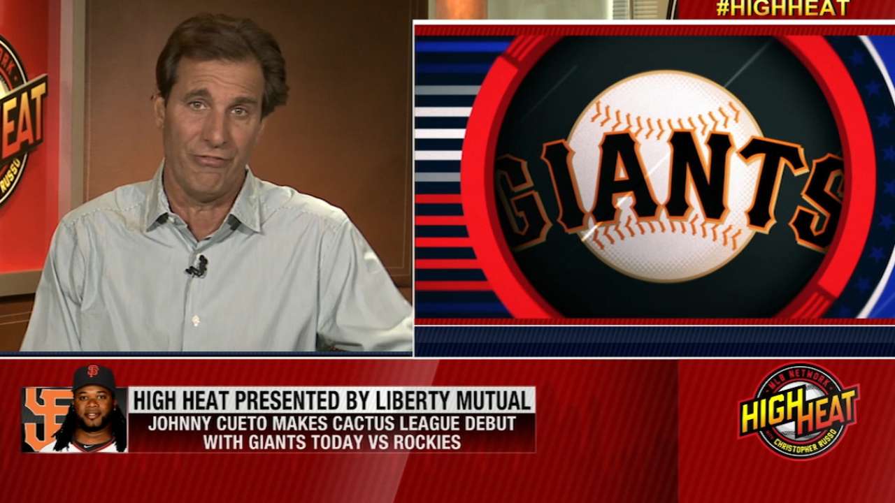Mad Dog on Cueto, Giants staff