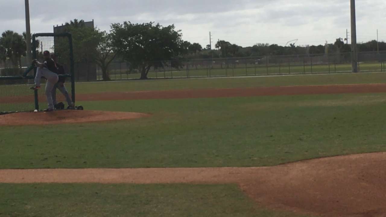 Ramos progressing, on track for Opening Day