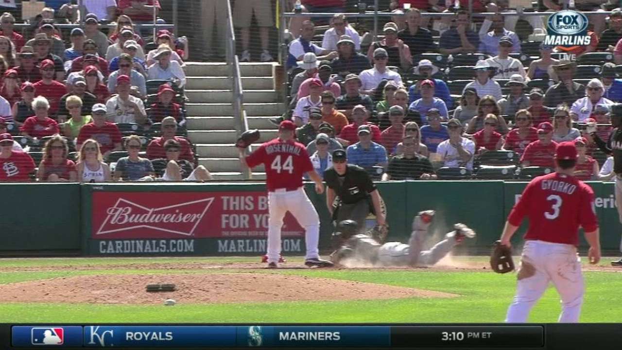Wilson scores on wild pitch