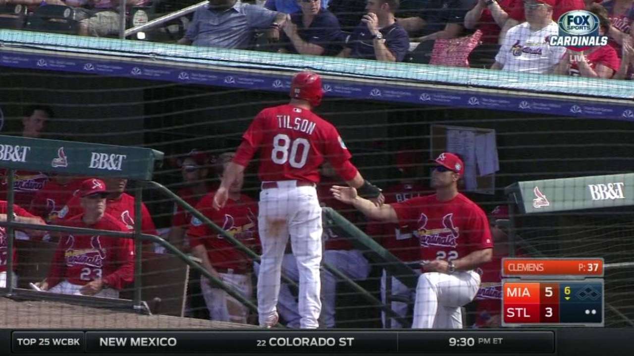 Pham finding his groove, swats first HR