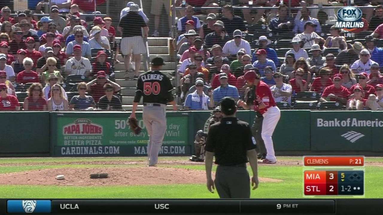 Clemens strikes out Grichuk