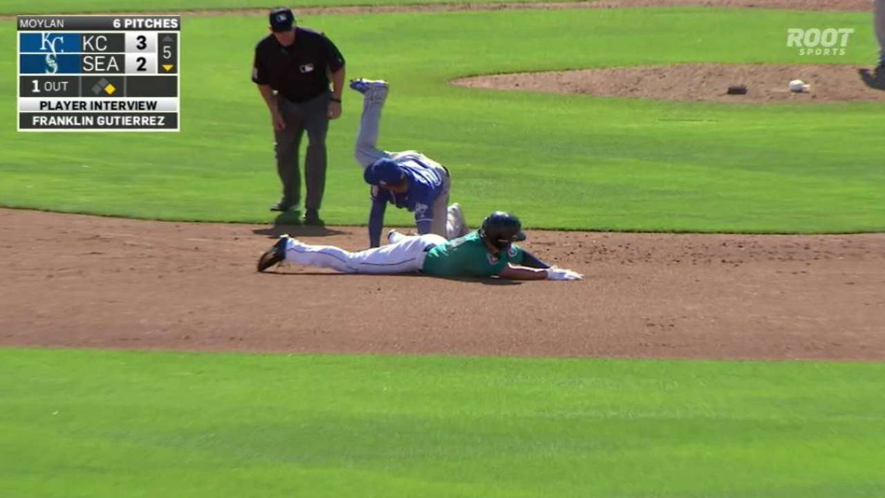 Royals turn double play