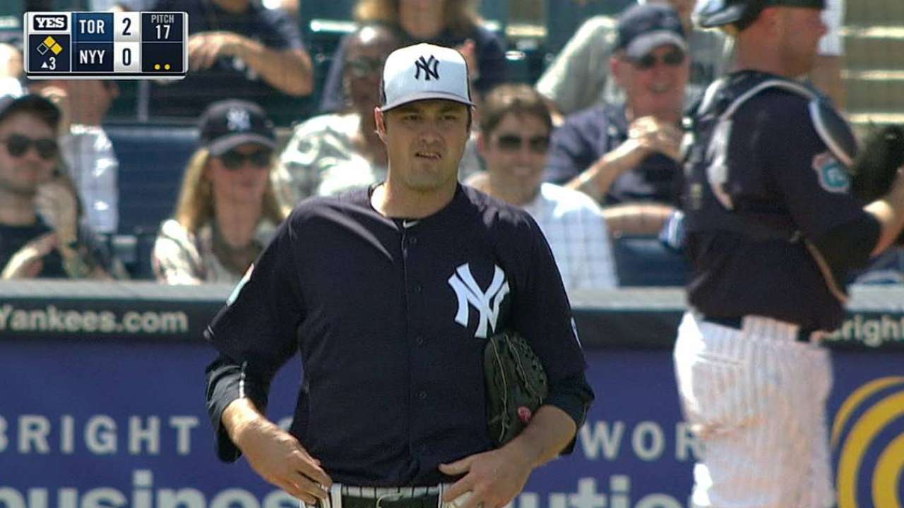 Miller strikes out Bautista
