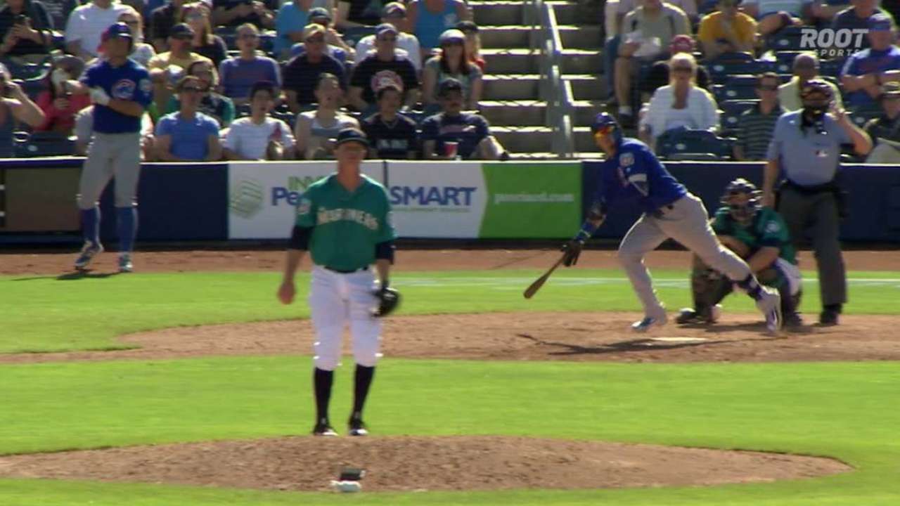 Baez's two-run homer