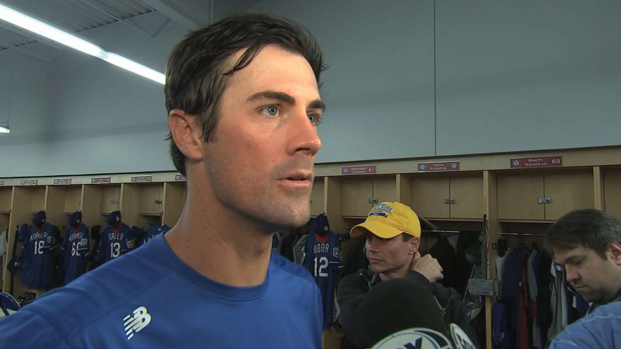Hamels, Perez fine-tune stuff in 'B' game
