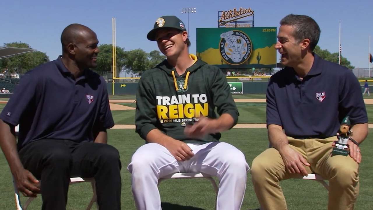 A's under-the-radar rotation boasts promise