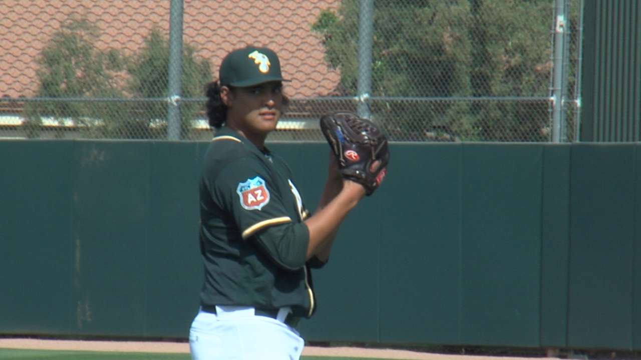 Manaea, Olson discuss camp