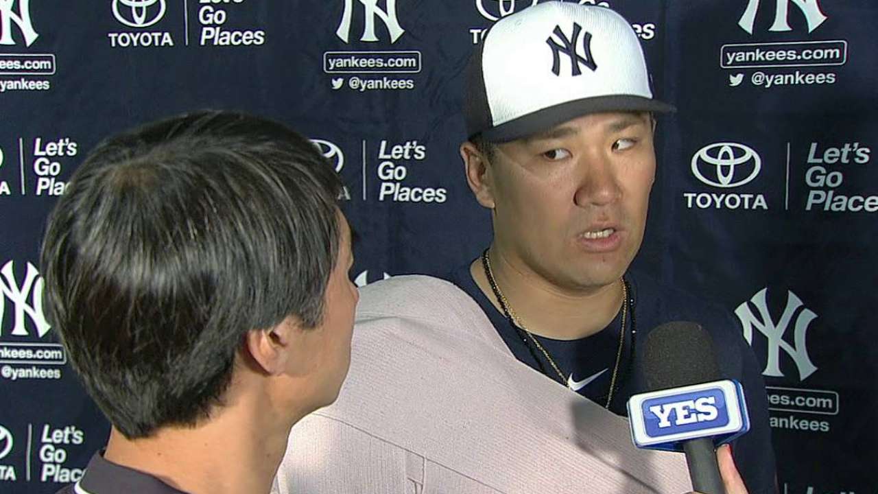 Tanaka on his spring outing
