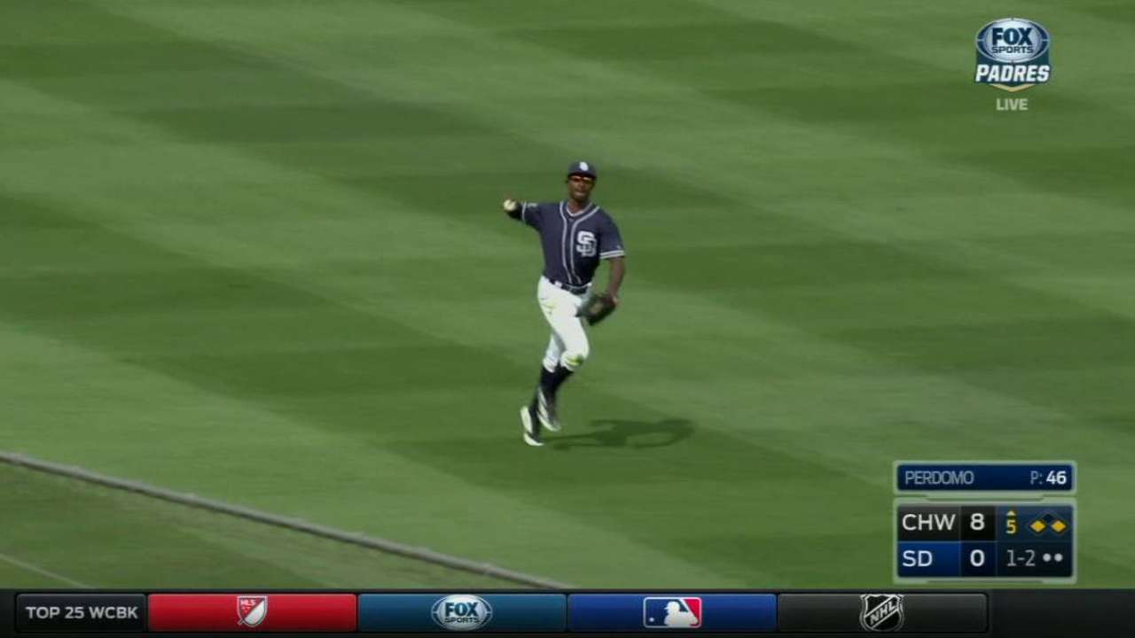 Upton up to challenge in switch to left field