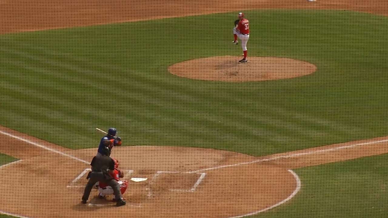 Strasburg on outing vs. Mets