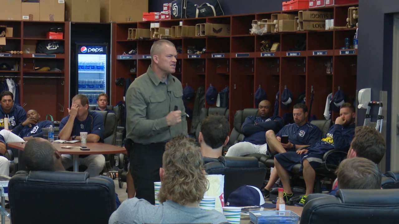 Green inviting special speakers to Padres' camp