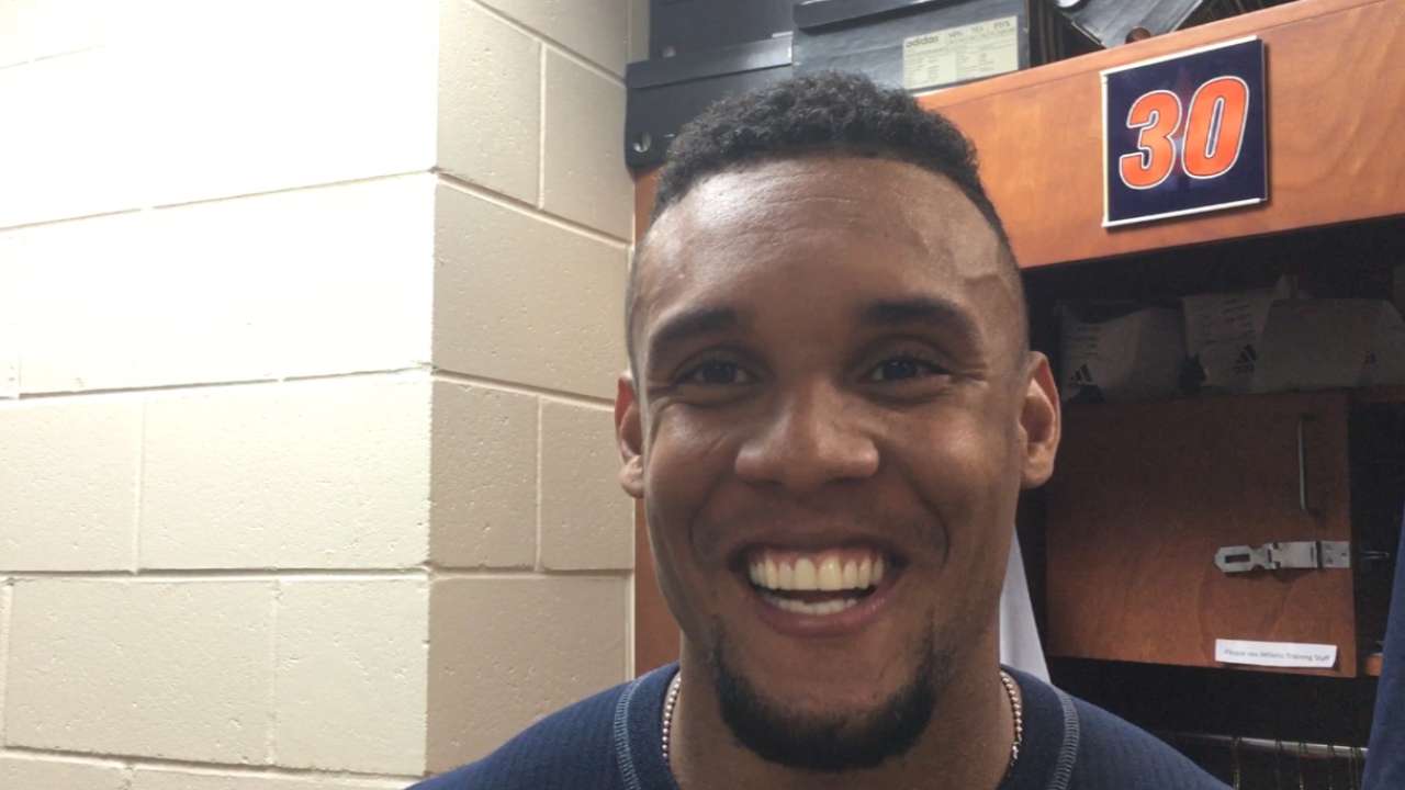 Rasmus, Gomez show young Astros how to suit up