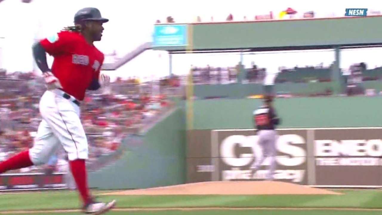 Hanley's solo blast