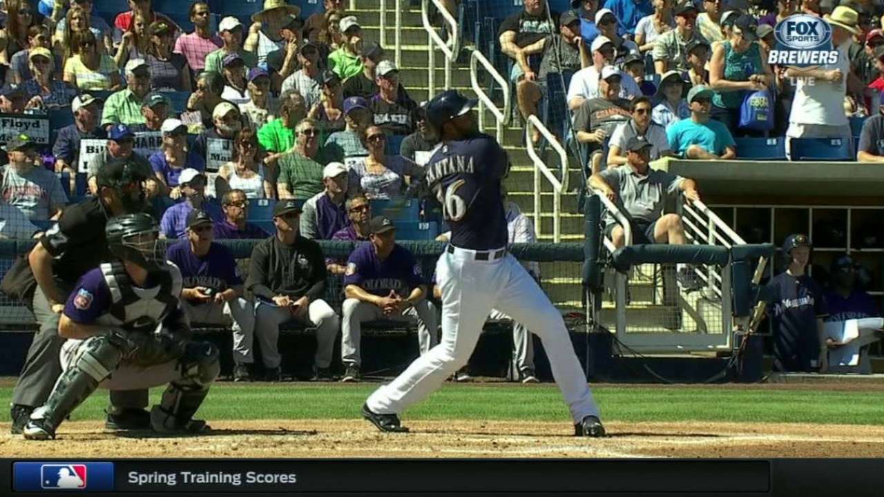 Santana's RBI double