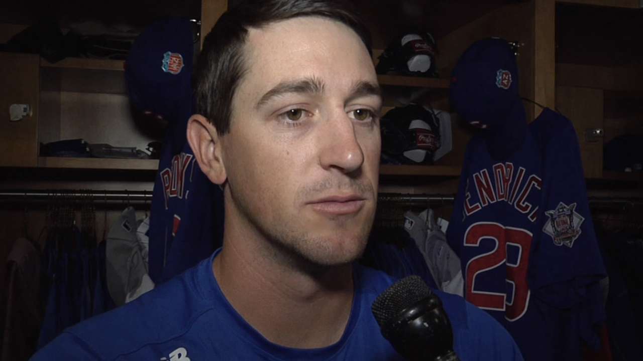 Changeup, K's keep Hendricks in 'good shape'