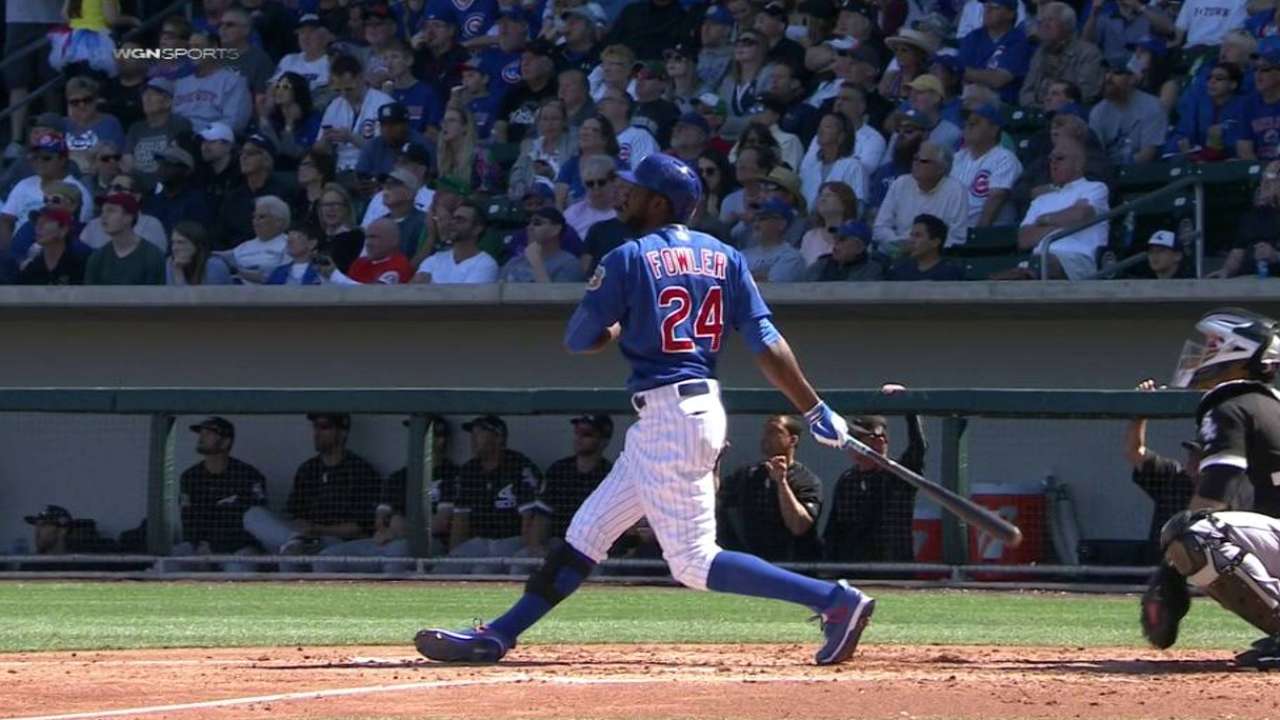 Fowler's solo homer