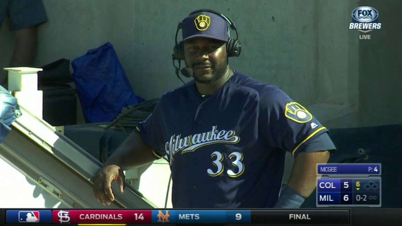 Carter looks to be more than power bat for Crew