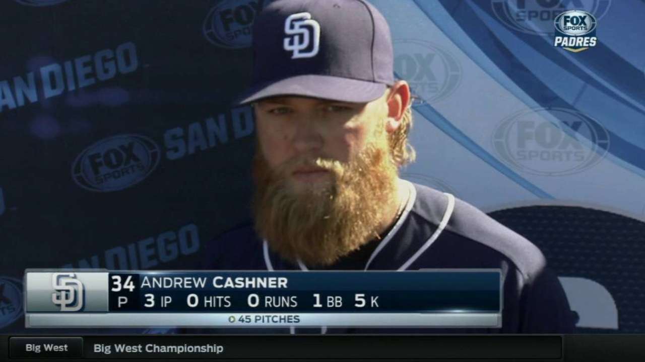 Cashner on Spring Training