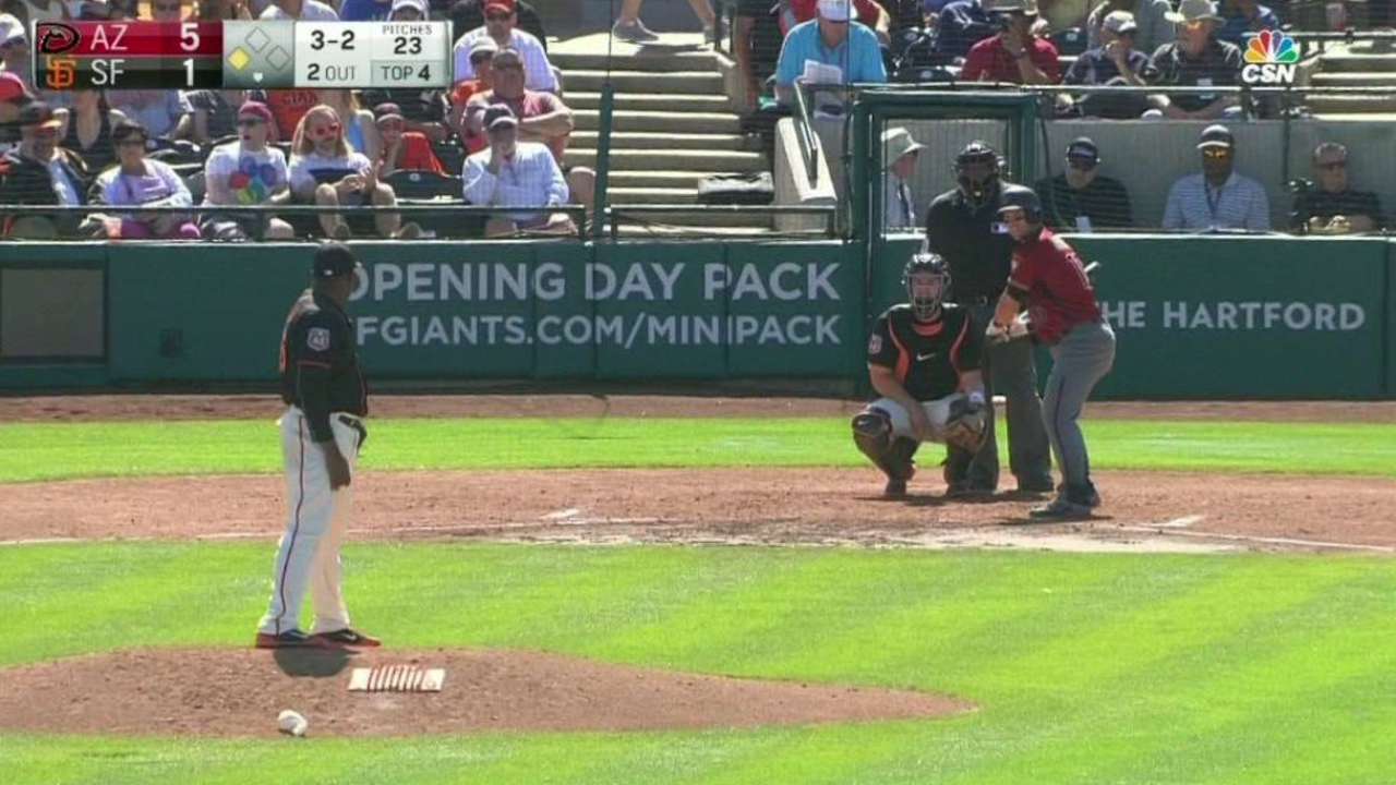 Cain shows progress; Casilla makes debut
