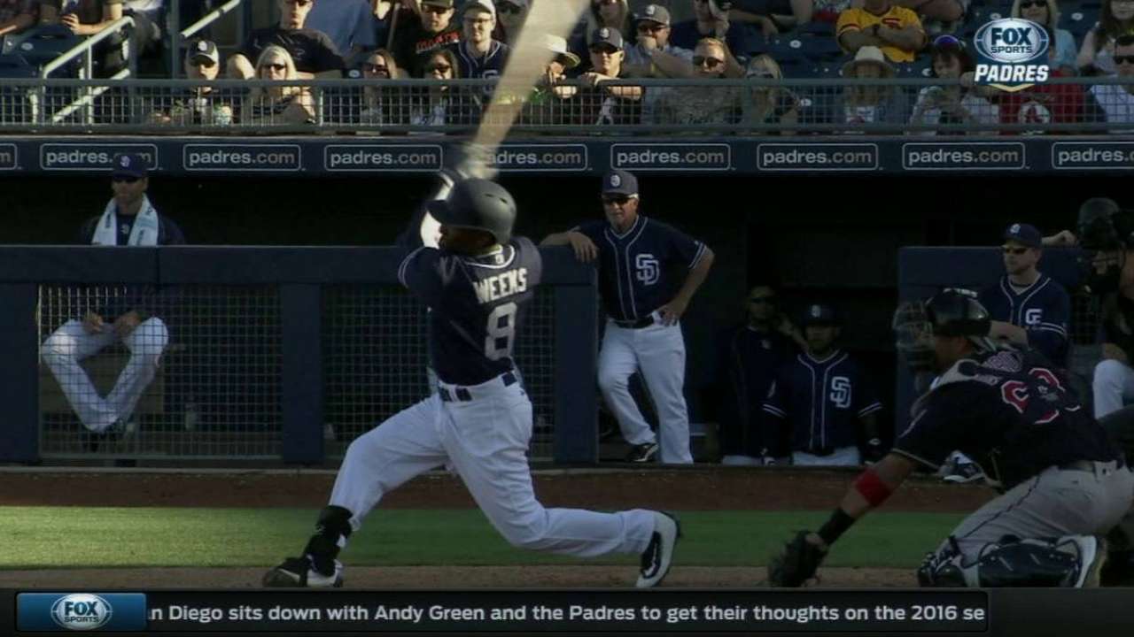 Weeks' two-run single