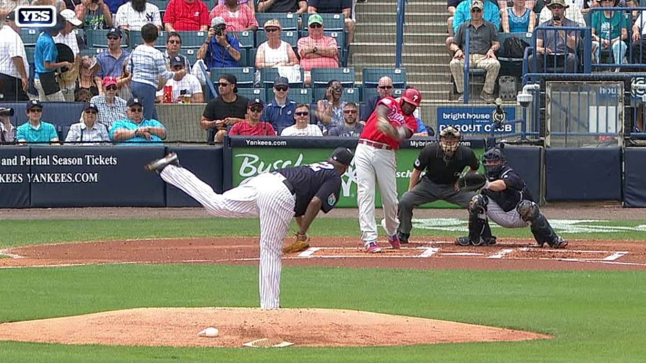 Howard's RBI double to right