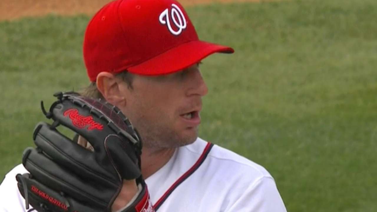 Scherzer fans five in start