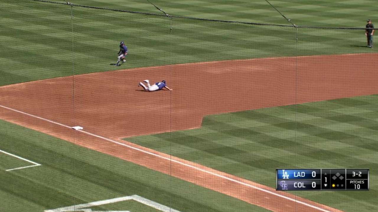Culberson's diving stop