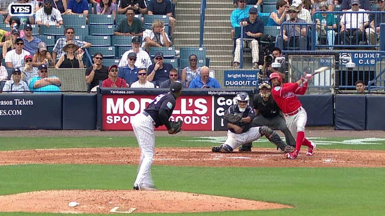 Chapman strikes out Blanco