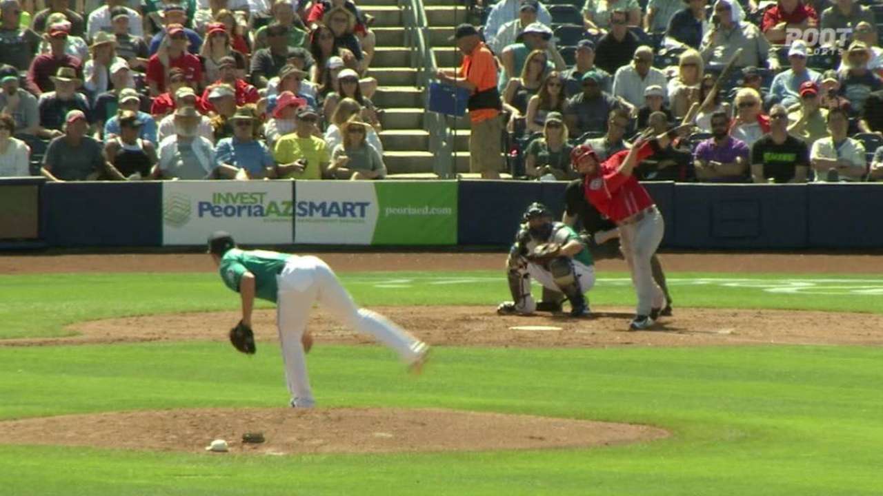Cozart's two-run shot