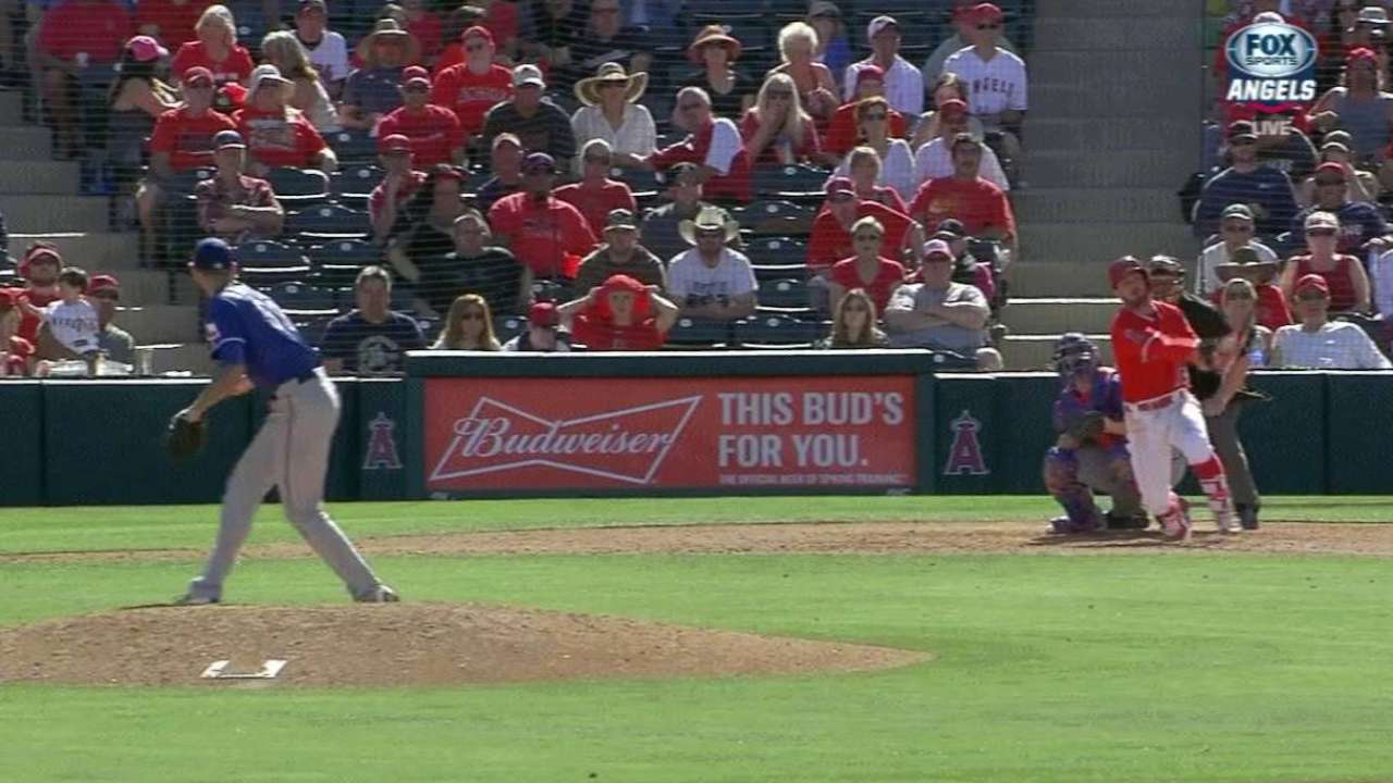 Homers help Angels power past Gallo, Texas
