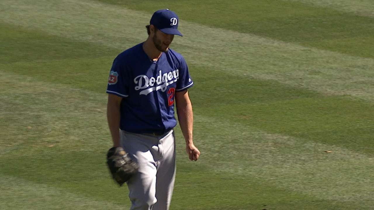 Kershaw's five scoreless innings