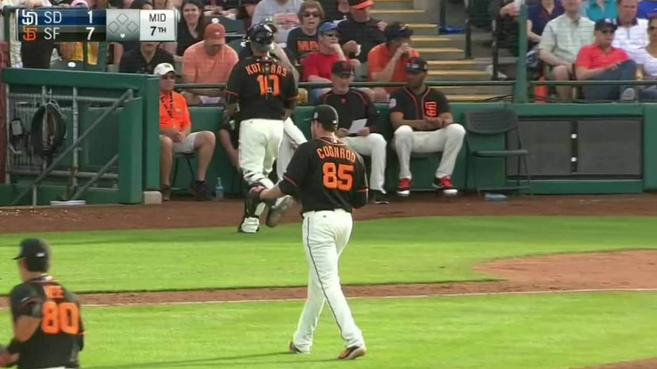 Coonrod gets third strikeout