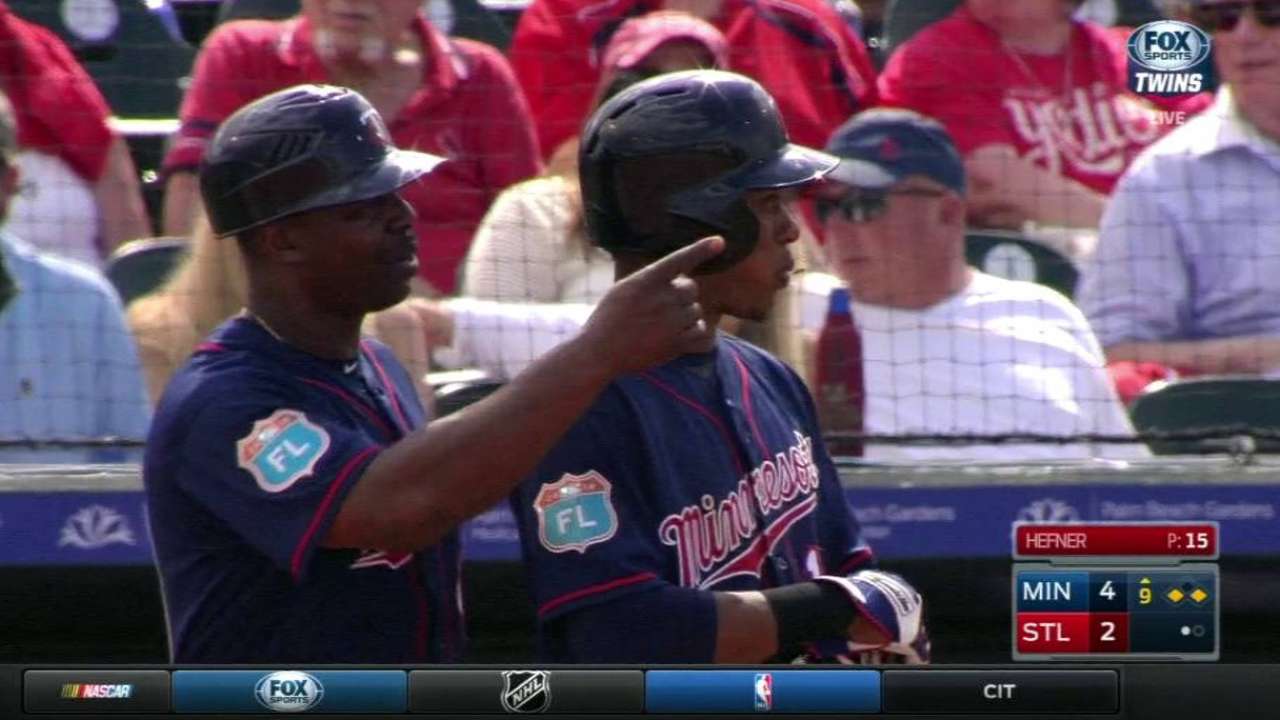 Polanco's run-scoring single