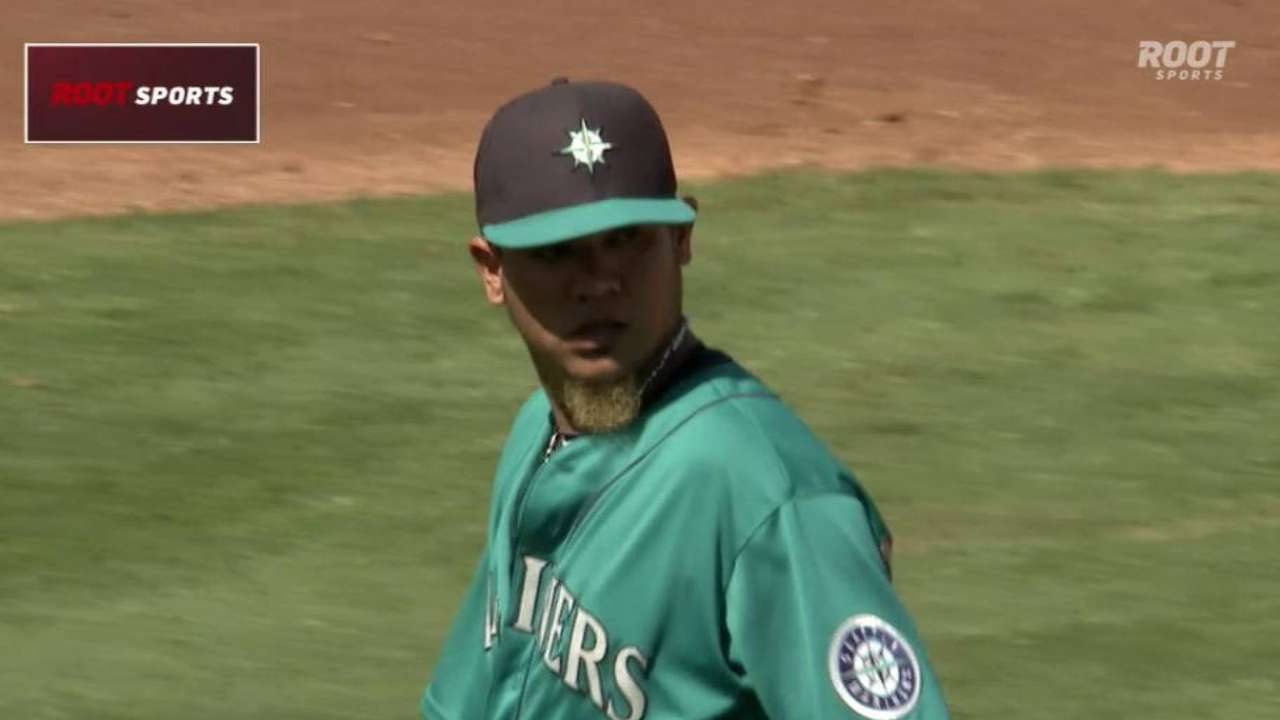 King Felix gets out of a jam