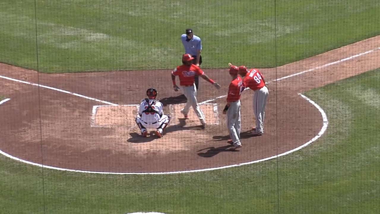 Franco goes deep twice