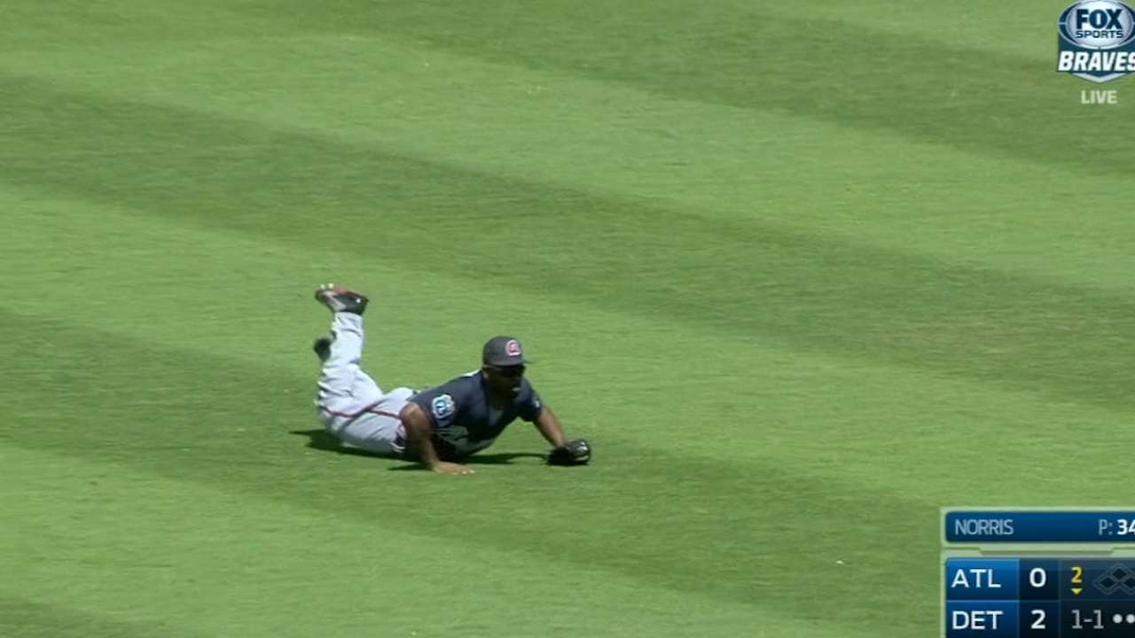 Bourn's diving catch