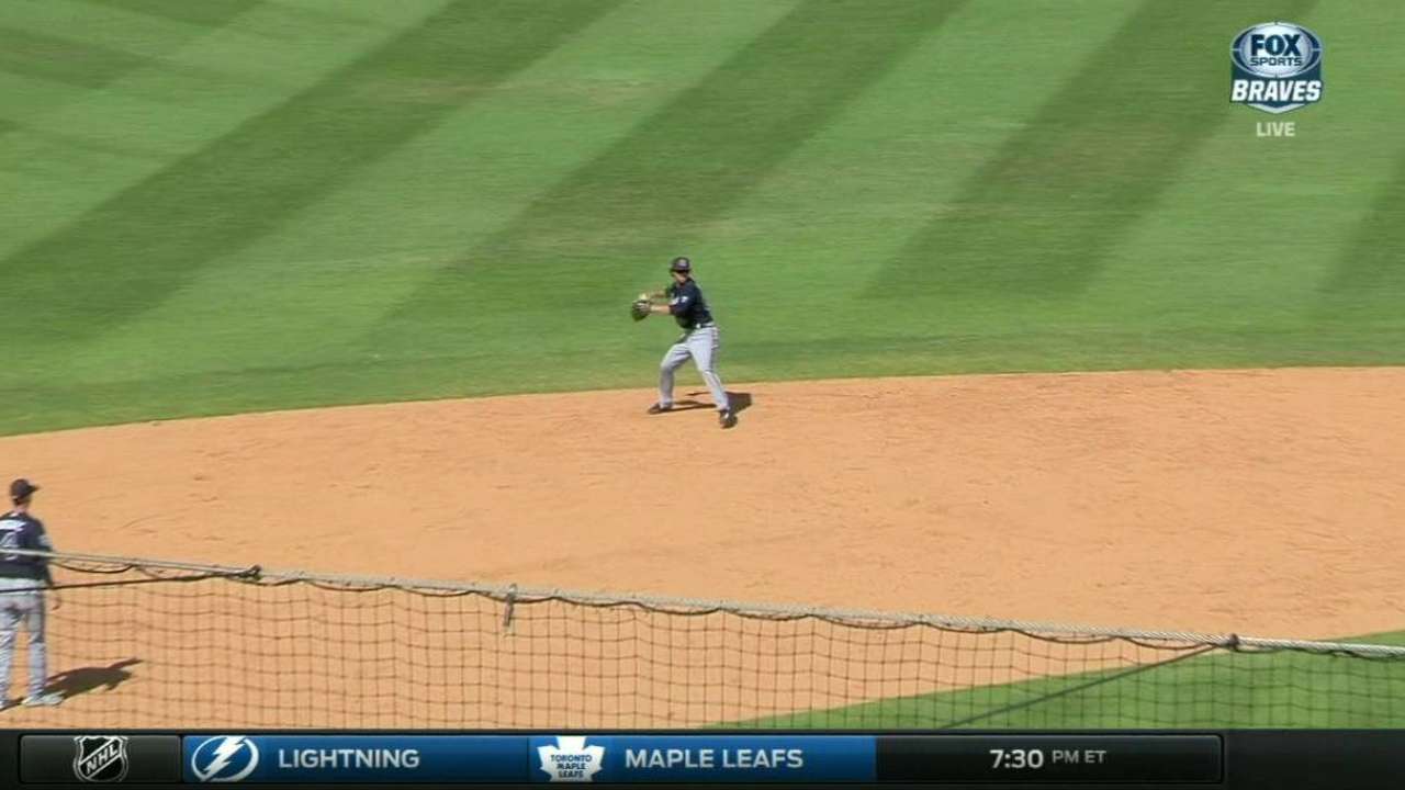 Swanson's nice pick, throw