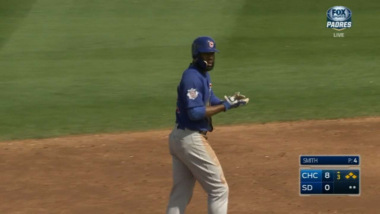 Heyward's 3 RBIs lead Cubs' rout of Padres