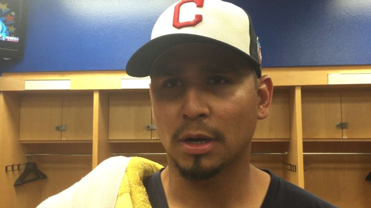 Carrasco, Francona on his start