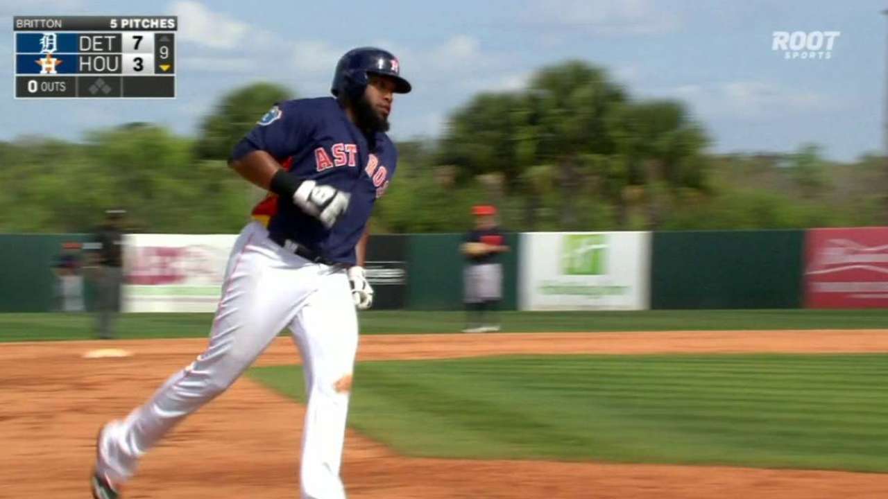 Singleton's solo shot in the 9th