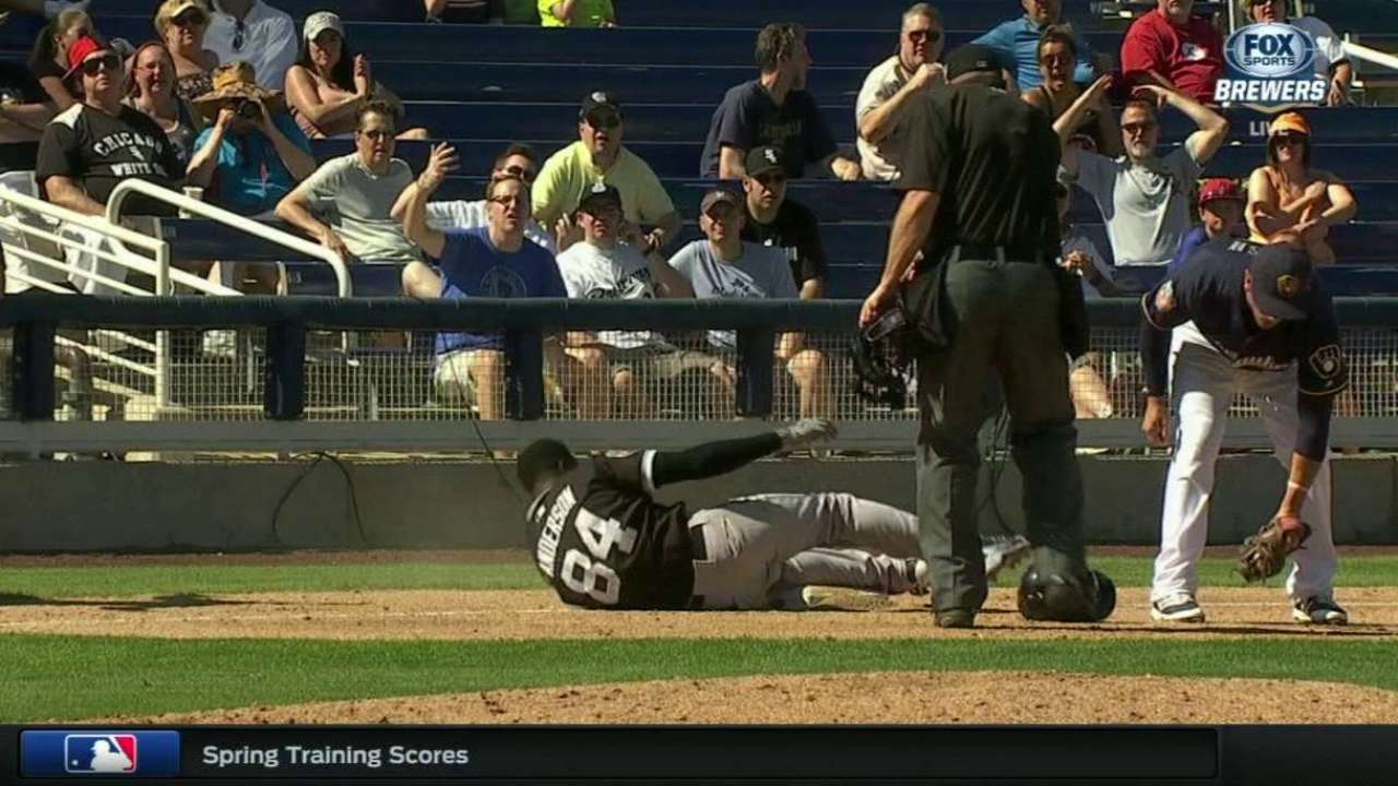 Anderson's triple in the 6th